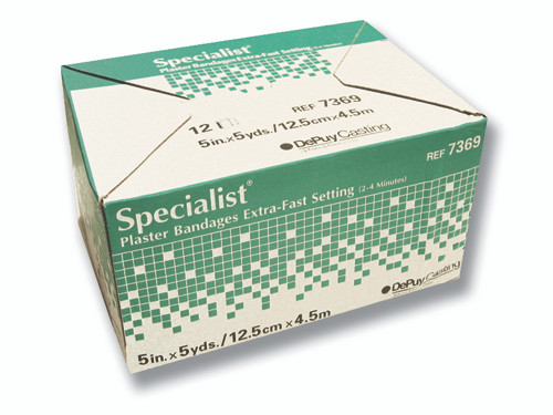 Specialist Plaster Bandages Fast Setting 6 X5yds Bx/12