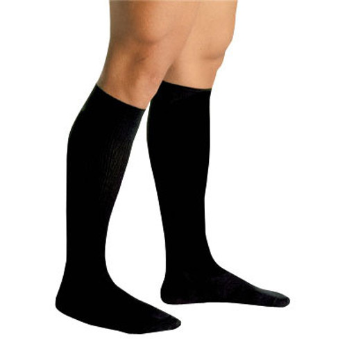 Men's Firm Support Socks 20-30mmhg  Black  Small