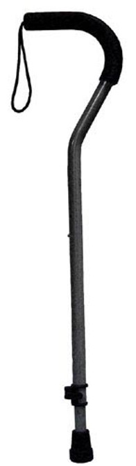 Cane  W/ Tab-loc Silencer Offset Handle  Black