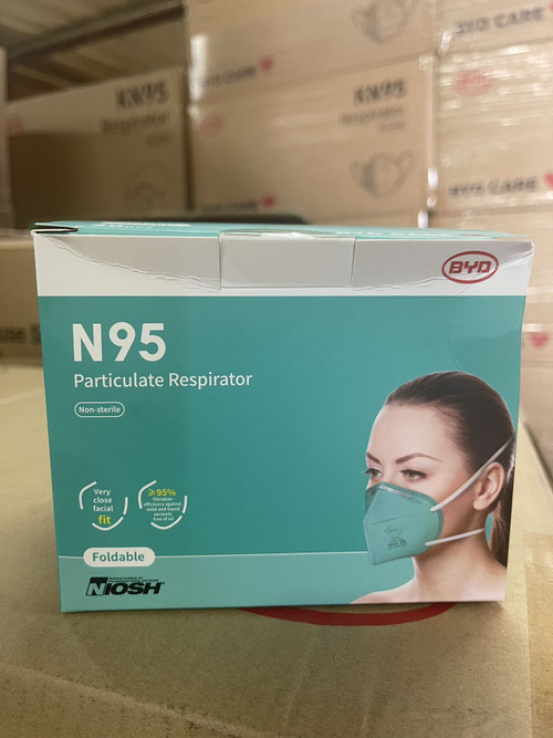 NIOSH BYD Care N95 Particulate Respirator Mask