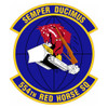 554th RED HORSE Squadron Patch