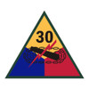 30th Armored Division, US Army Patch