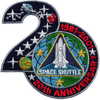 Shuttle Program 20th Anniversary Patch