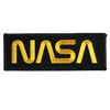 NASA Worm Gold on Black Patch