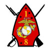 8th Marine Regiment, 1st Battalion, 8th Marines, USMC Patch