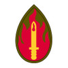 63rd Infantry Division Blood and Fire, US Army Patch