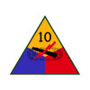 10th Armored Division, US Army Patch