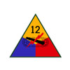 12th Armored Division, US Army Patch