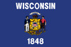 Wisconsin State Flag Patch