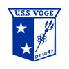 USS Voge DE-1047 US Navy Destroyer Escort Patch