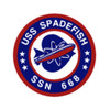 USS Spadefish SSN-668 Submarine Patch