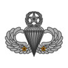 Combat Parachutist Badge - Two Jumps, US Army Patch