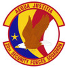20th Security Forces Squadron Patch