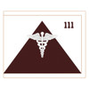 Numbered Medical Laboratories and Medical Materiel Centers (Distinguishing Flags and Organizational Colors), US Army Patch