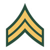 Corporal E-4 (CPL) U.S. Army Enlisted (Grade Insignia) Patch