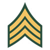 Sergeant E-5 (SGT) U.S. Army Enlisted (Grade Insignia) Patch