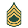 Sergeant First Class E-7 (SFC) U.S. Army Enlisted (Grade Insignia) Patch