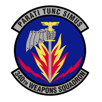 340th Weapons Squadron Patch