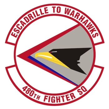 480th Fighter Squadron Patch