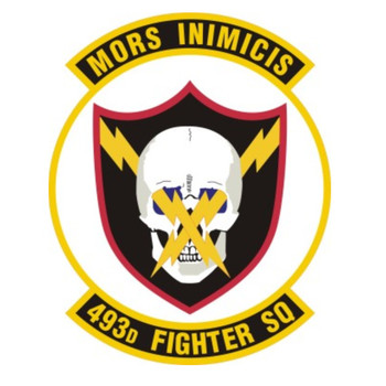 493rd Fighter Squadron Patch