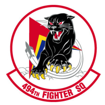 494th Fighter Squadron Patch