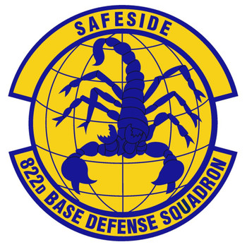 822nd Base Defense Squadron Patch