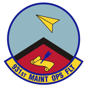 931st Maintenance Operations Flight Squadron Patch