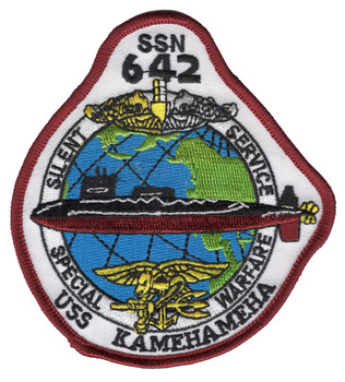 USS Kamehameha SSN-642 US Navy Submarine Patch