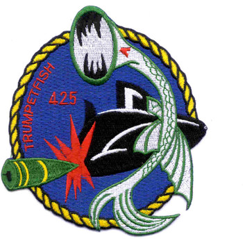 USS Trumpetfish SS-425 US Navy Submarine Patch