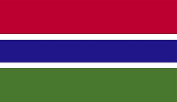 Gambia Flag Patch