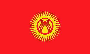 Kyrgyzstan Flag Patch