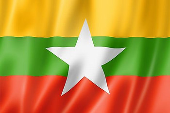 Myanmar Flag Patch