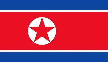 North Korea Flag Patch
