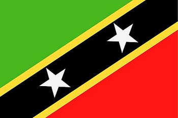 Saint Kitts and Nevis Flag Patch
