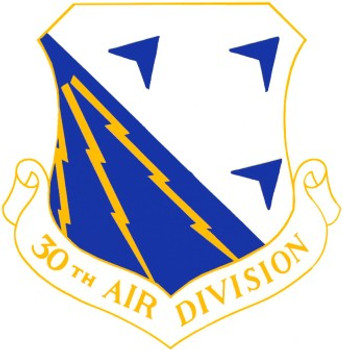 30th Air Division Patch