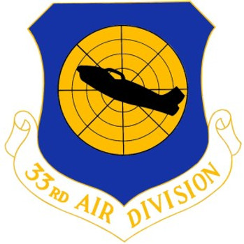 33rd Air Division Patch