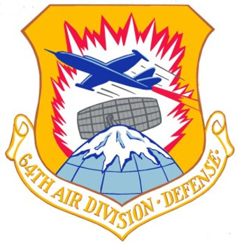 64th Air Division Patch