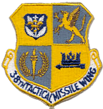 38th Tactical Missile Wing Patch