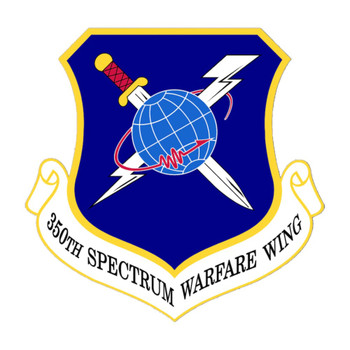 350th Spectrum Warfare Wing Patch