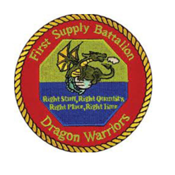 1st Supply Battalion, USMC Patch