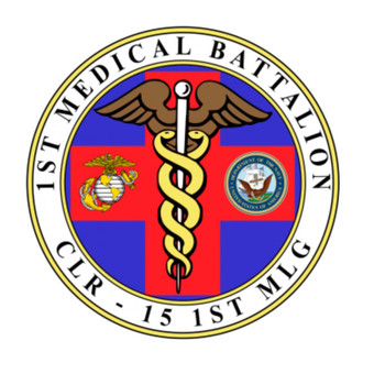 1st Medical Battalion, USMC Patch
