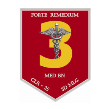 3rd Medical Battalion, USMC Patch