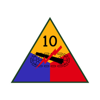 10th Armored Division, US Army Patch