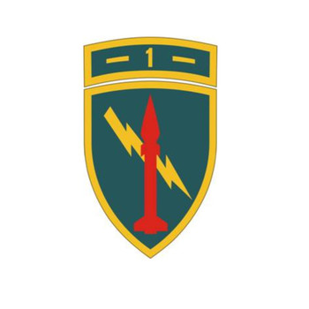 1st Missile Command, US Army Patch