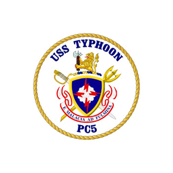 USS Typhoon PC-5 US Navy Coastal Patrol Ship Patch