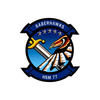 HSM-77 "Saberhawks" US Navy Helicopter Maritime Strike Squadron Patch