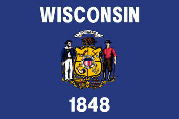 Wisconsin State Flag Patch