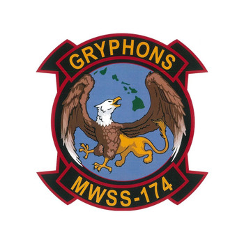 Marine Wing Support Detachment (MWSD)-24 USMC Gryphons Patch