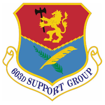603rd Support Group Patch