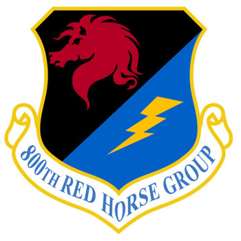 800th RED HORSE Group Patch